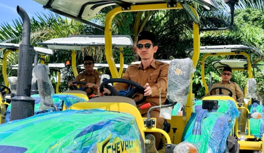 Perkuat Sektor Pertanian, Pemkab Aceh Barat Terima Ratusan Unit Alsintan dari Kementan
