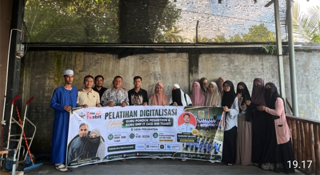 Ponpes Zaid bin Tsabit Sukses Digelar Pelatihan Digitalisasi